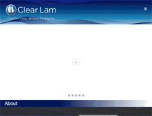 Tablet Screenshot of clearlam.com